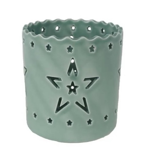 Dekorační svícen porcelánový 8,8 × 9,7 cm